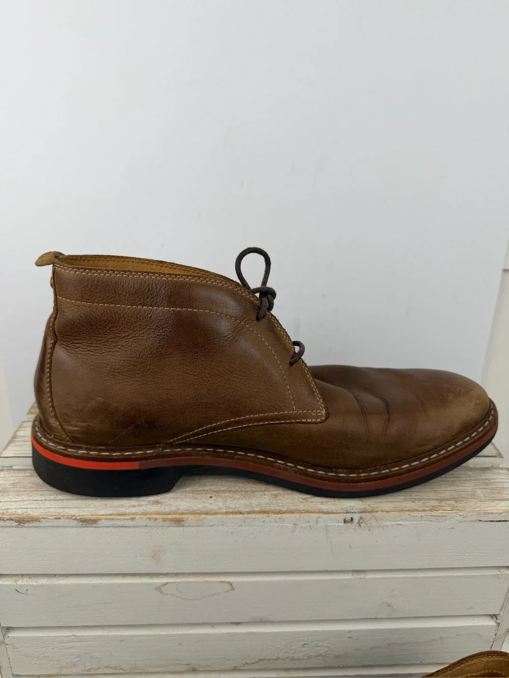 Cole Haan York Grand 360 Chukka boots in a rich brown leather size 10M